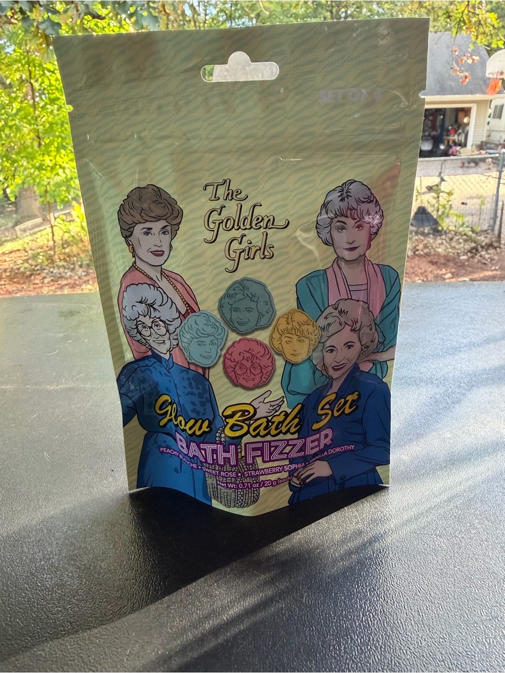 Glow Bath Set Golden Girls Bath Fizzer – Multi